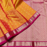 Kanchi pattu small border saree - KMP249
