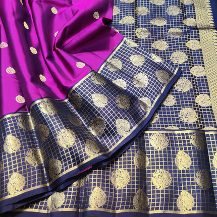 Kanchi pure soft silk Saree - KMP1205