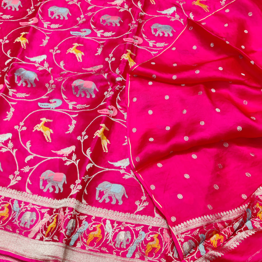 Mashru satin Silk Saree- MS45