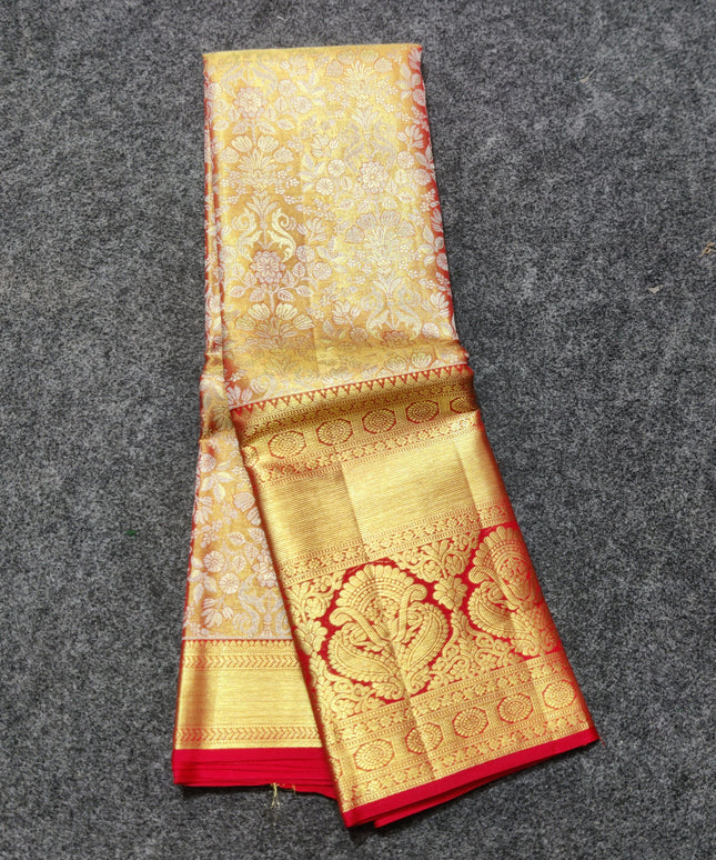 Kanchi Pattu Wedding Saree @35% Off -KMP62