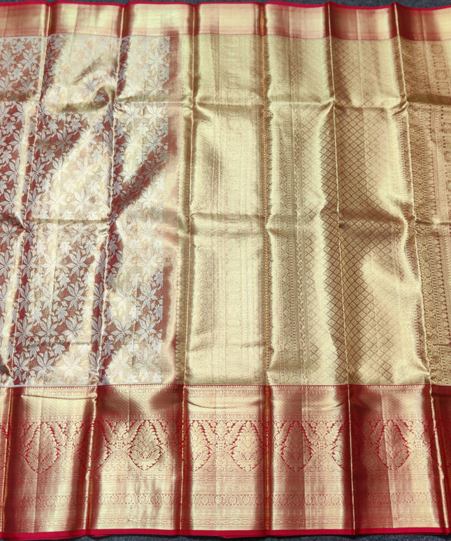 Kanchi Pattu Wedding Saree @35% Off -KMP64