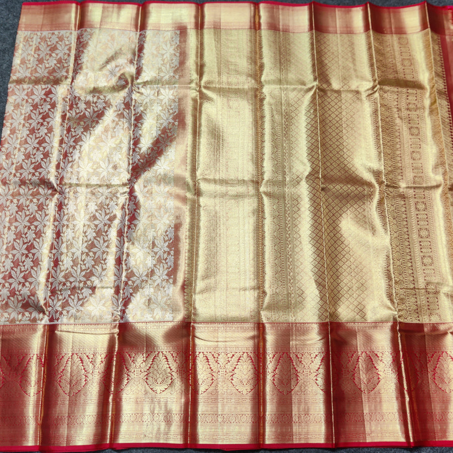 Kanchi Pattu Wedding Saree @35% Off -KMP64