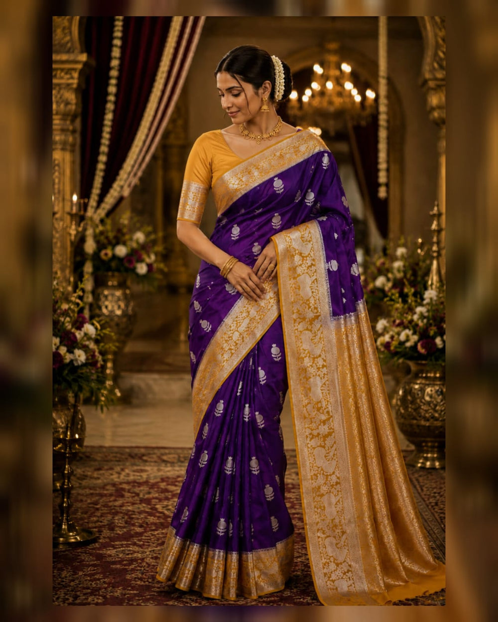 Mashru Silk Saree- MS09