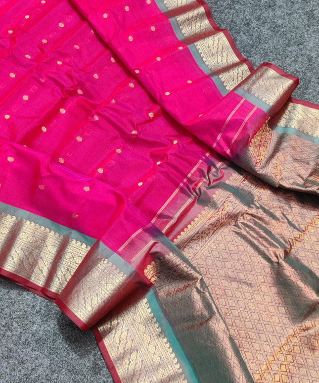 Gadwal Sico Silk Saree - GS157