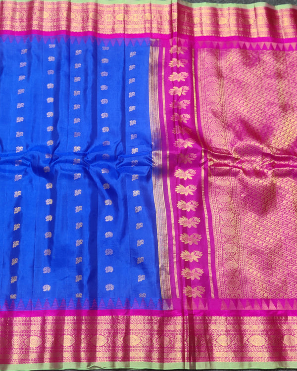 Gadwal Handloom Pure silk saree - GPS07 alternate view