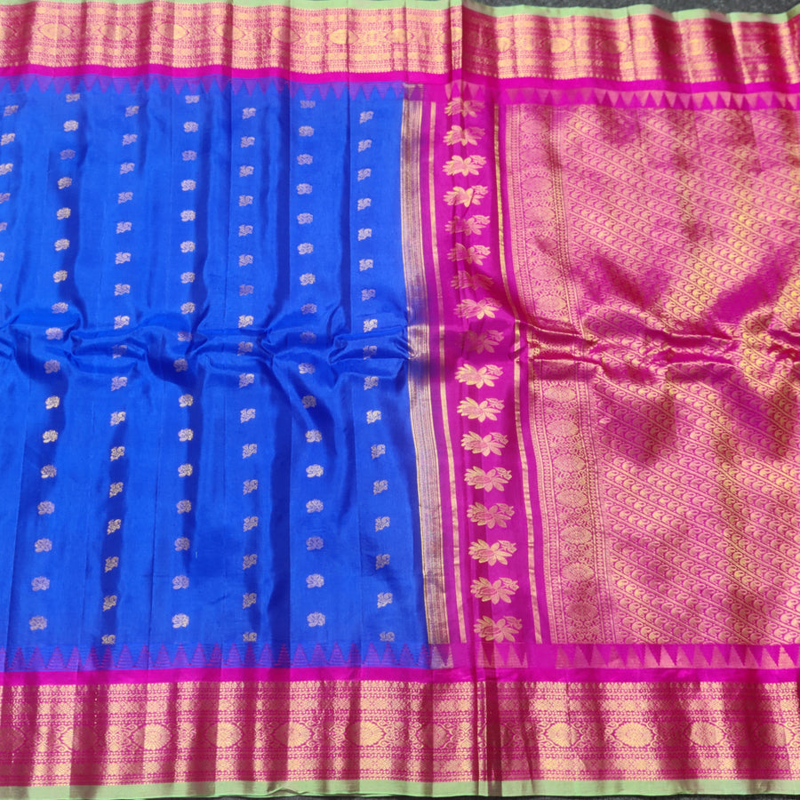 Gadwal Handloom Pure silk saree - GPS07