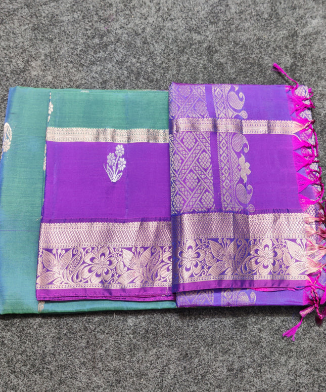 Lightweight pattu Scurt Border Saree - LWP95