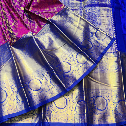Kanchi pattu half fine bridal wear saree HF27