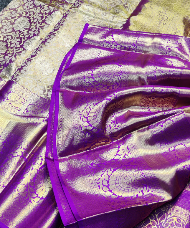 Kanchi Pattu Wedding Sarees @30% Off -KMP960