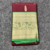 Kanchi Vintage Gap border pattu - KMP245