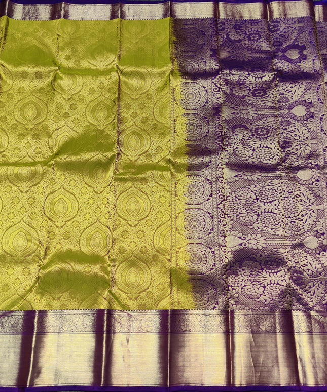 Kanchi pure bridal silk saree - KMP1516