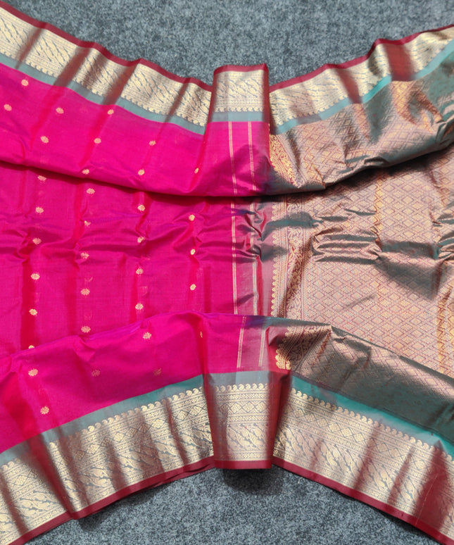 Gadwal Sico Silk Saree - GS157