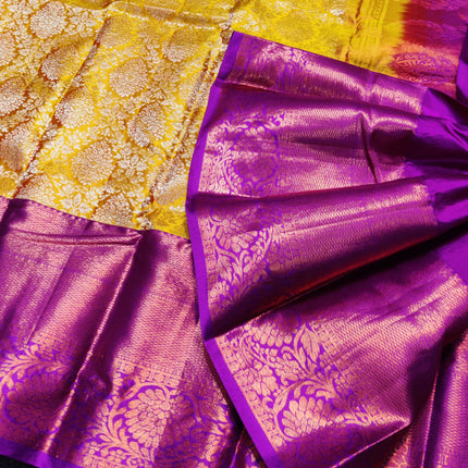 Kanchi pattu half fine bridal wear saree HF25